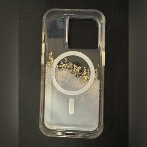 Case-Mate Transparent Tablet Case with Gold Flakes